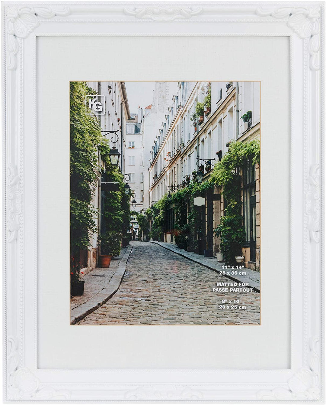Kg Georgia Picture Frame White 8"