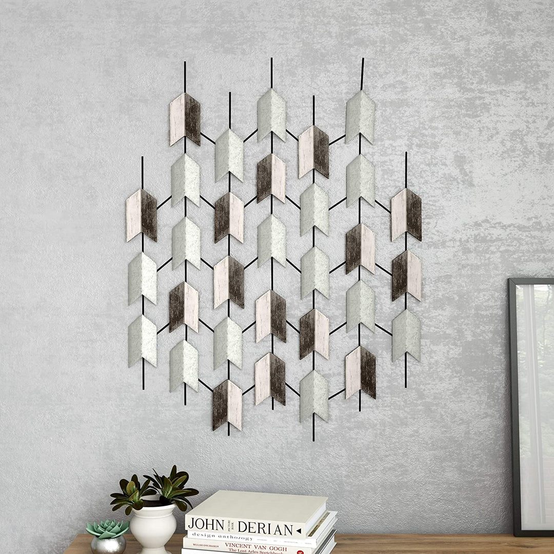 Modern Arrow Wall Decor N/ Black White Farmhouse