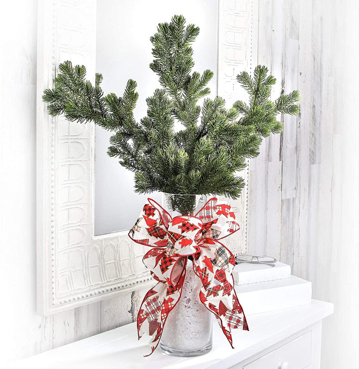 34" Weeping Pine Branch Green