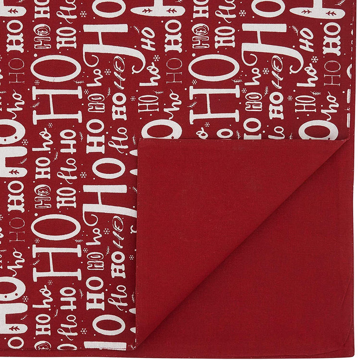 Table Runner Ho Design 16"x72" Red Cotton - Diamond Home USA