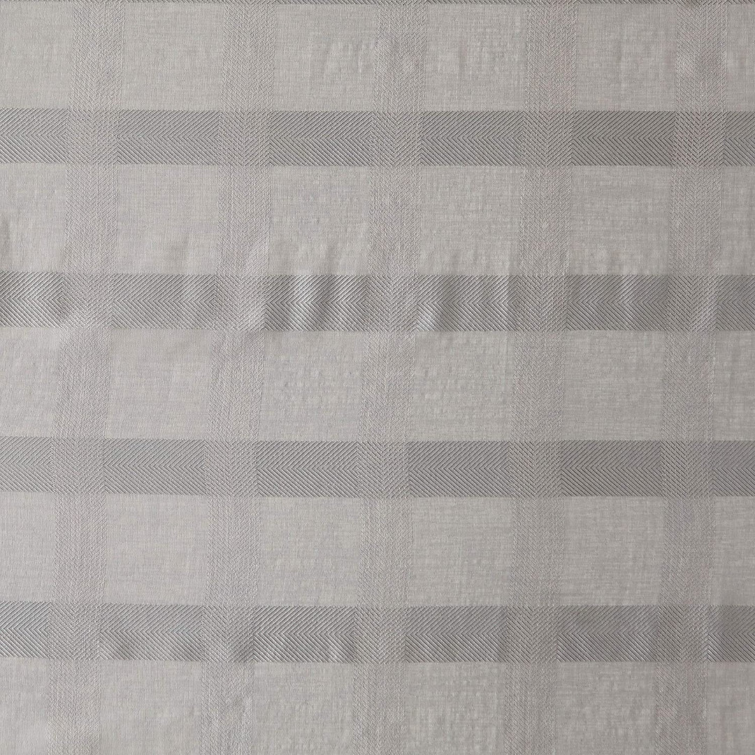 Parkland 84 Inch Panel Dove Gray Grey Stripe Traditional Polyester - Diamond Home USA