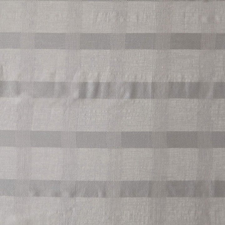 Parkland 84 Inch Panel Dove Gray Grey Stripe Traditional Polyester - Diamond Home USA