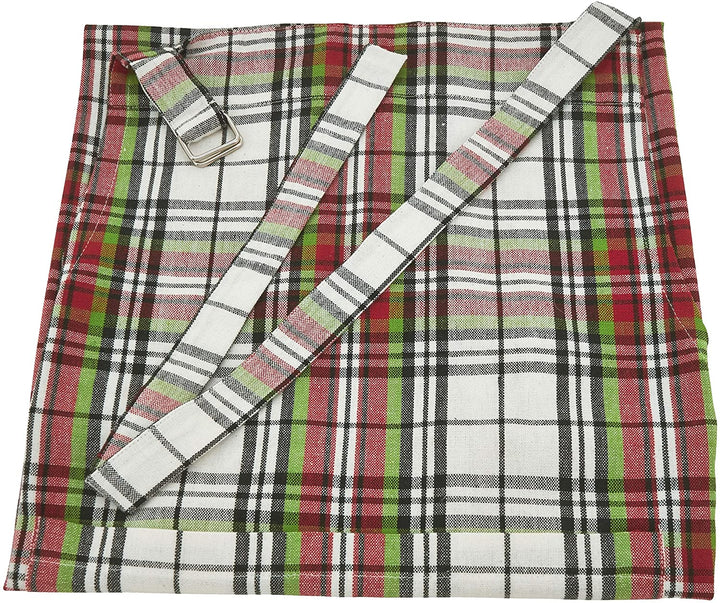 Kitchen Apron Rich Plaid Pattern Color