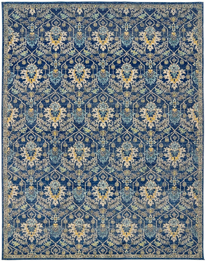 Blue Area Rug (5'3" X 7') Gertmenian 5' 7' Oriental