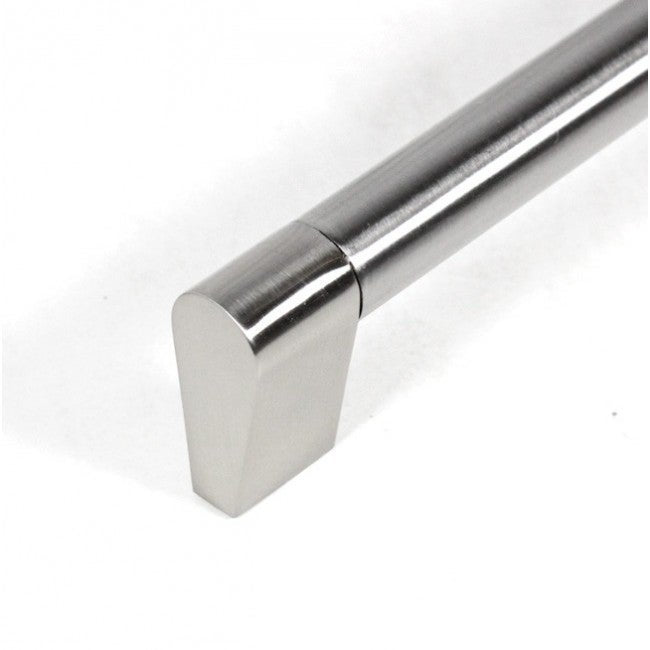 Contemporary 8 3/8 Inch Sub Zero Stainless Steel Cabinet Bar Pull Handles (Pack Of 10) Grey Nickel Finish