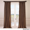 Robin Egg Faux Silk Taffeta Window Curtain Single Panel Fabrics Window Treatment Lined Energy Blackout Efficient