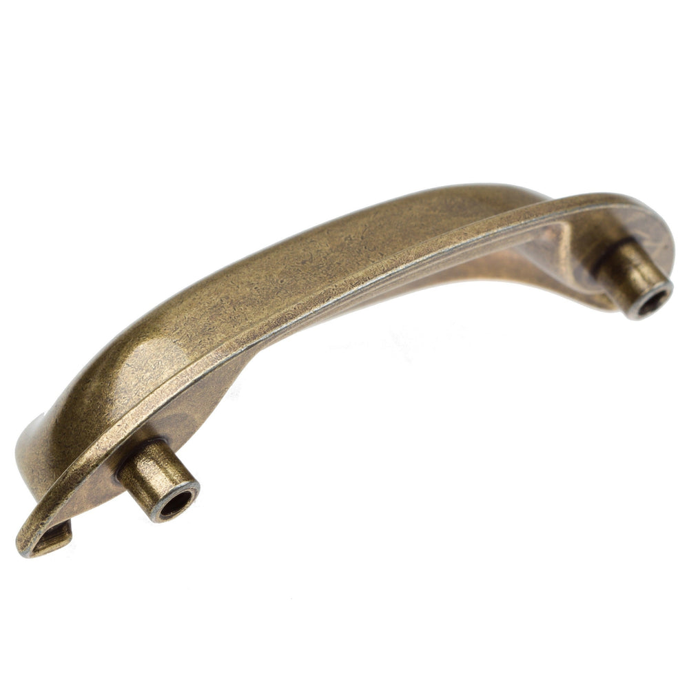 2.5-inch CC Antique Brass Classic Bin Cabinet Pulls (Pack of 10) Metal Finish