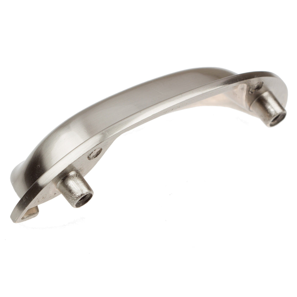 2.5-inch Satin Nickel Classic Bin Cabinet Pulls (Pack of 10) Grey Metal Finish