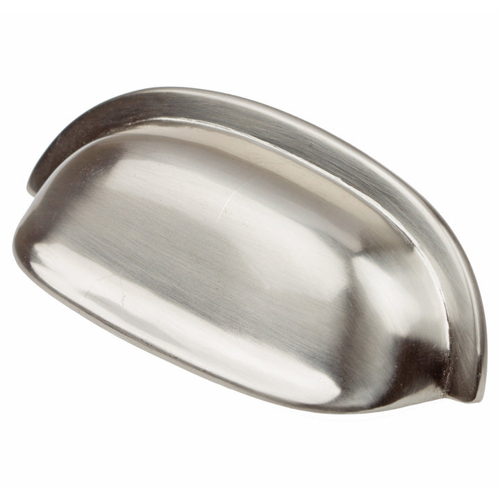 2.5-inch Satin Nickel Classic Bin Cabinet Pulls (Pack of 10) Grey Metal Finish
