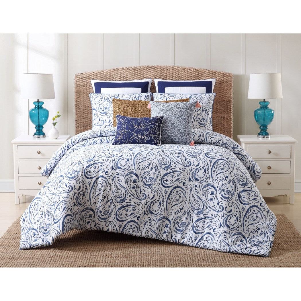 Paisley Floral Pattern Duvet Cover Set Rich Motif Flowers