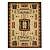 Southwestern Tribal Area Rug Rectangle Shaped Indoor Aztec