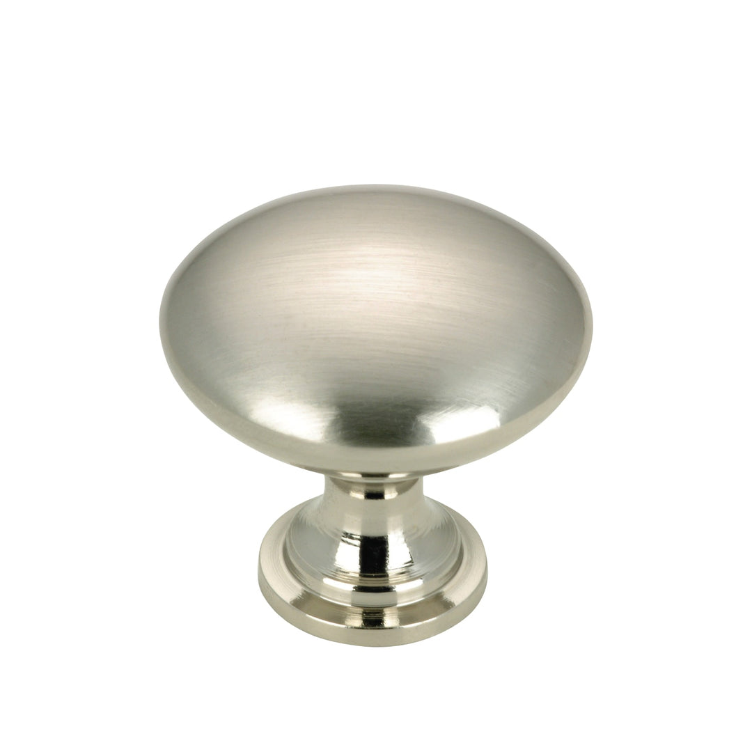 Rok Hardware Contemporary Metal Knob Brushed Nickel