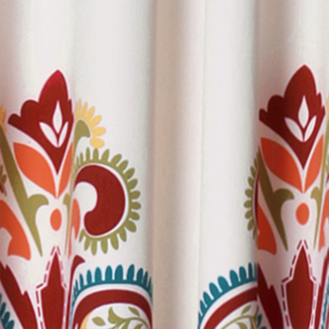 Paisley Window Curtain Set Damask Drapes Floral Bohemian Blackout Room ening Energy Efficie Window Drapery
